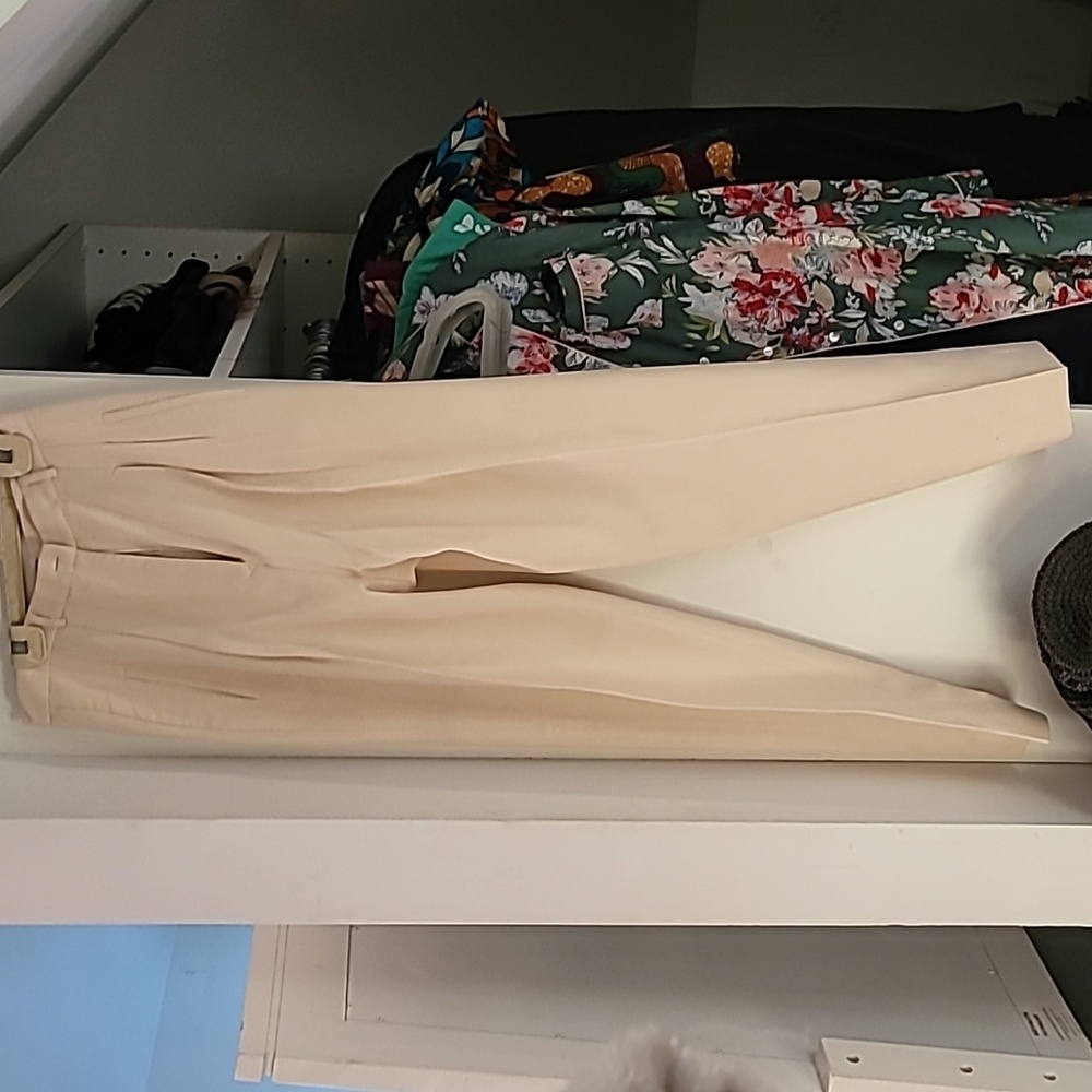 Size 8, cream My Clothes pant